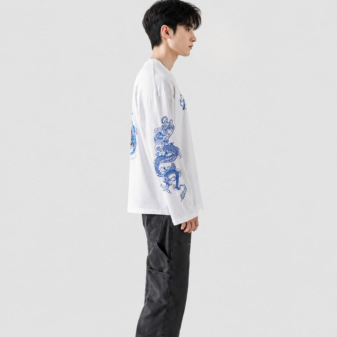 WTM Anime Inspired Long Sleeve Graphic T-Shirt